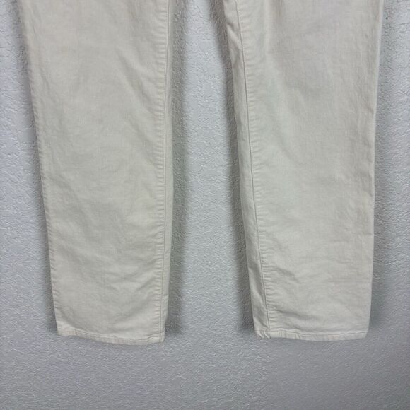 Chaps Stretch Corduroy Pants Ivory Womens 10 Fall Winter Office Casual Workwear - Picture 5 of 12